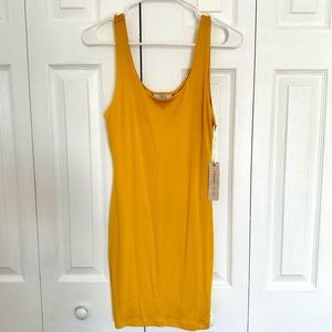 Iris Basic Mustard Dress